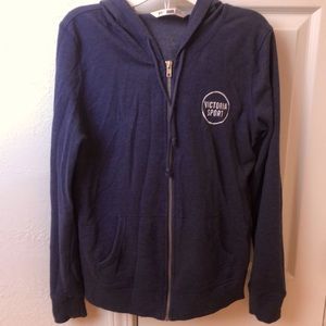 Victoria Secret ZIP up with hood size small